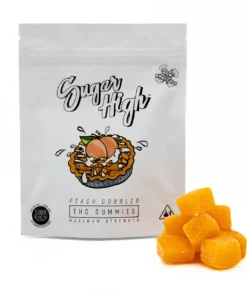 Sugar High Gummies Peach Cobbler